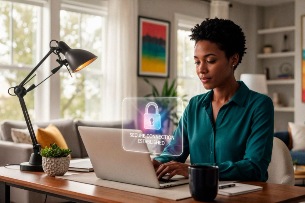 remote work security